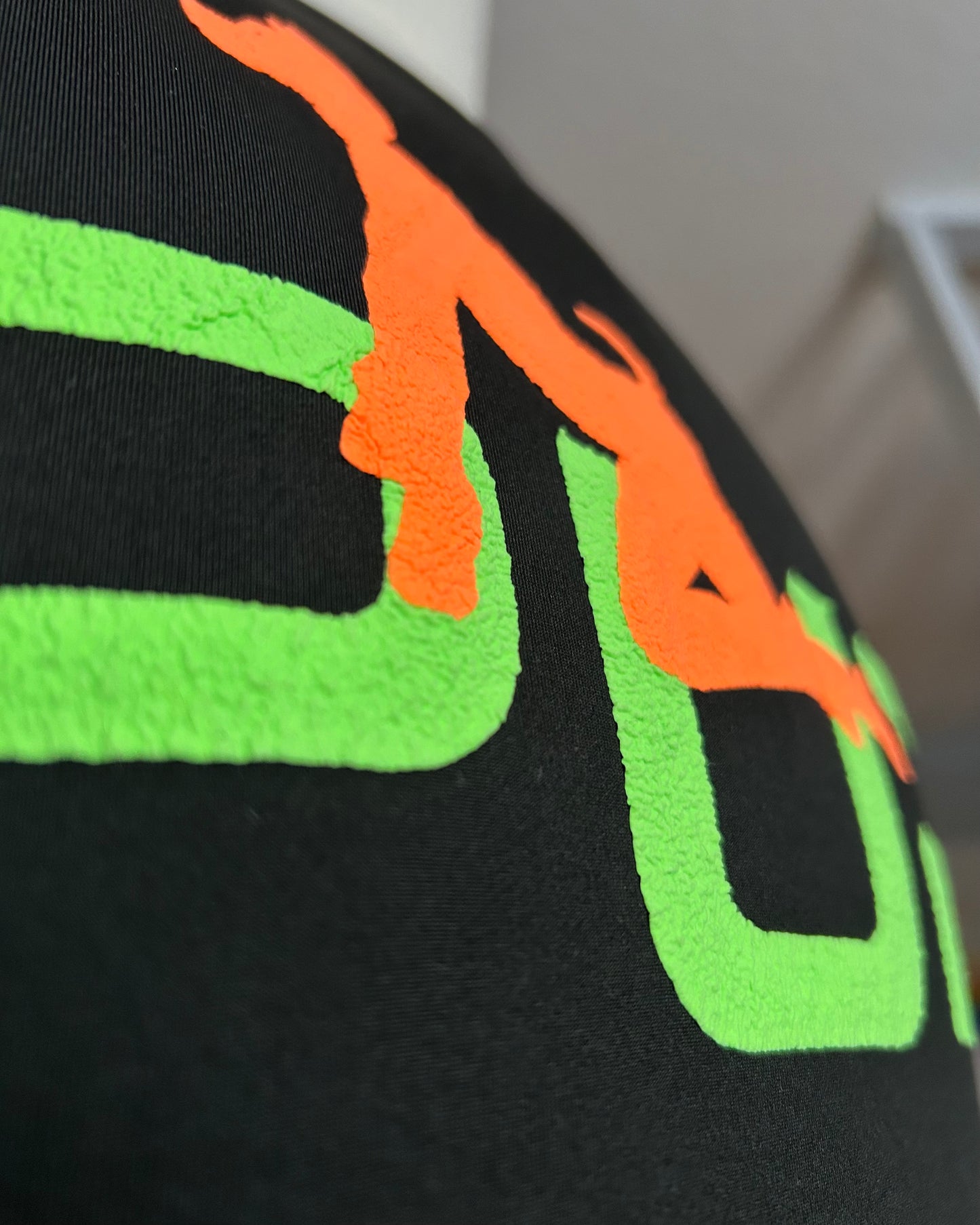 Custom Glow-in-the-Dark "PUP" Athletic Tank Top | UV Reactive & Puff Print