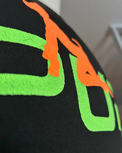 Custom Glow-in-the-Dark "PUP" Athletic Tank Top | UV Reactive & Puff Print